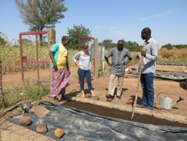 Unité rurale de production de compost enrichi à Wavoussé
