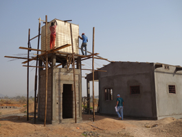 Bau eines Gesundheitszentrums in Bouk